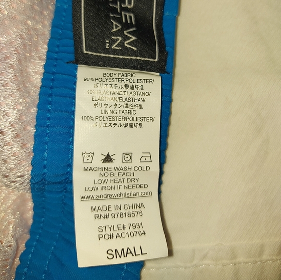 NWT Andrew Christian Stoli Rainbow Swim Trunks 🏳️🌈 Mens - Picture 4 of 9